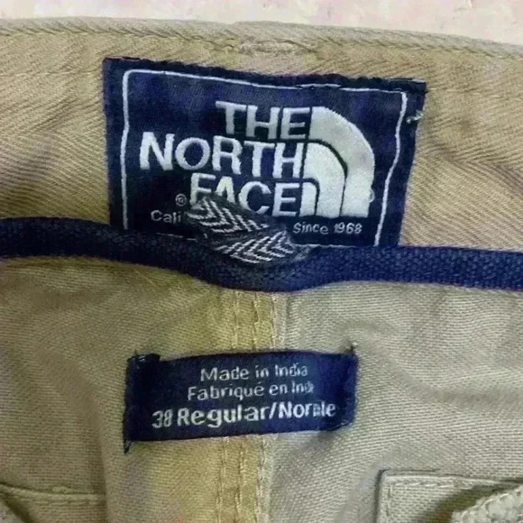 The North Face men’s cargo pant 38 X 32 work pant casual blue collar *flaw - Picture 10 of 11